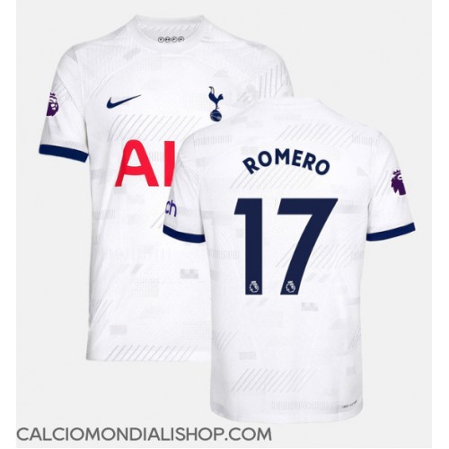 Maglie da calcio Tottenham Hotspur Cristian Romero #17 Prima Maglia 2023-24 Manica Corta